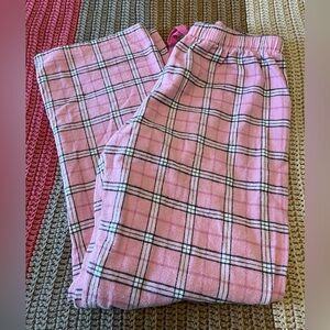 Boxercraft Pink and Black Plaid Flannel Pajama Pants